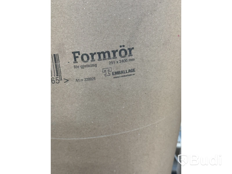 4 st. Formrör, olika storlekar