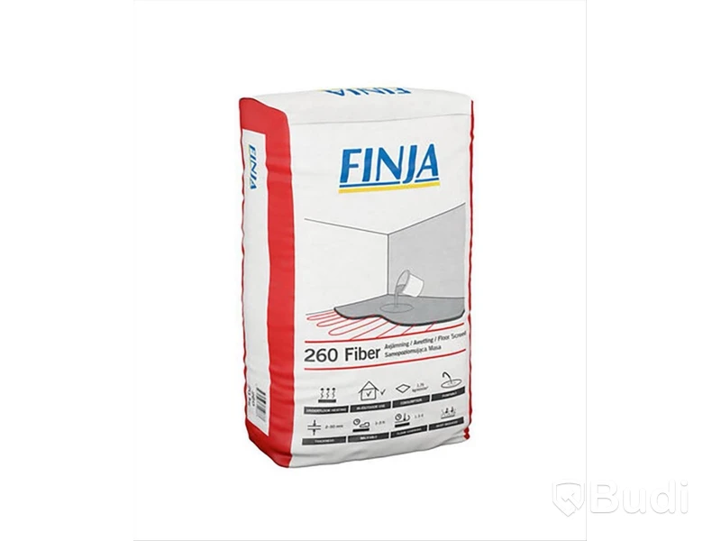 6 st. Avjämningsmassa 260 Fiber, 20KG, 695014