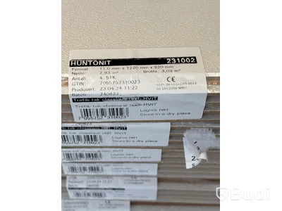48 st. Innertak, Huntonit Classique Vit, 11X1220X620MM, 555831