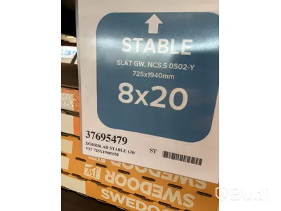 5 st. Innerdörr Stable GW Vit, 8X20, 37695479