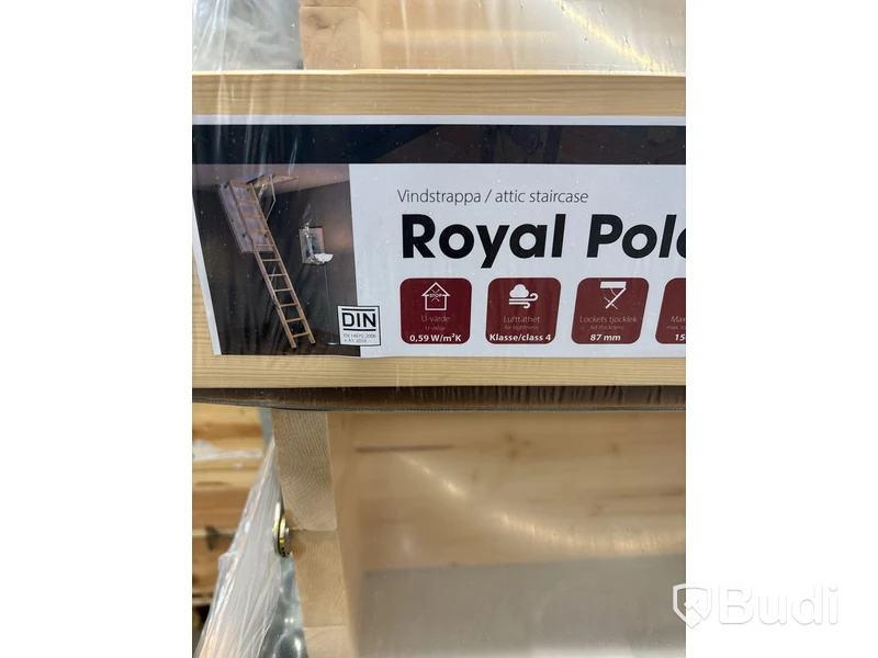 4 st. Vindstrappa Royal Polar 3-DEL 540X1130MM, 286060