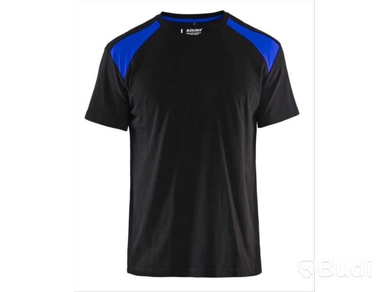 4 ST. T-SHIRT BLÅKLÄDER, 3379-1042, SVART/KORNBLÅ, STL. M