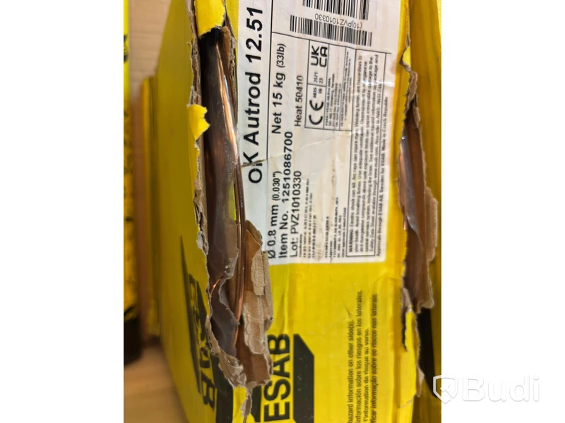 (NEW) ESAB AUTROD 12.51 WELDING WIRE, 0.8 MM, 15 KG SPOOL