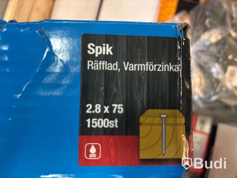 2 ST FRP. TRÅDSPIK RÄF 75X2.8 FZV, 1500