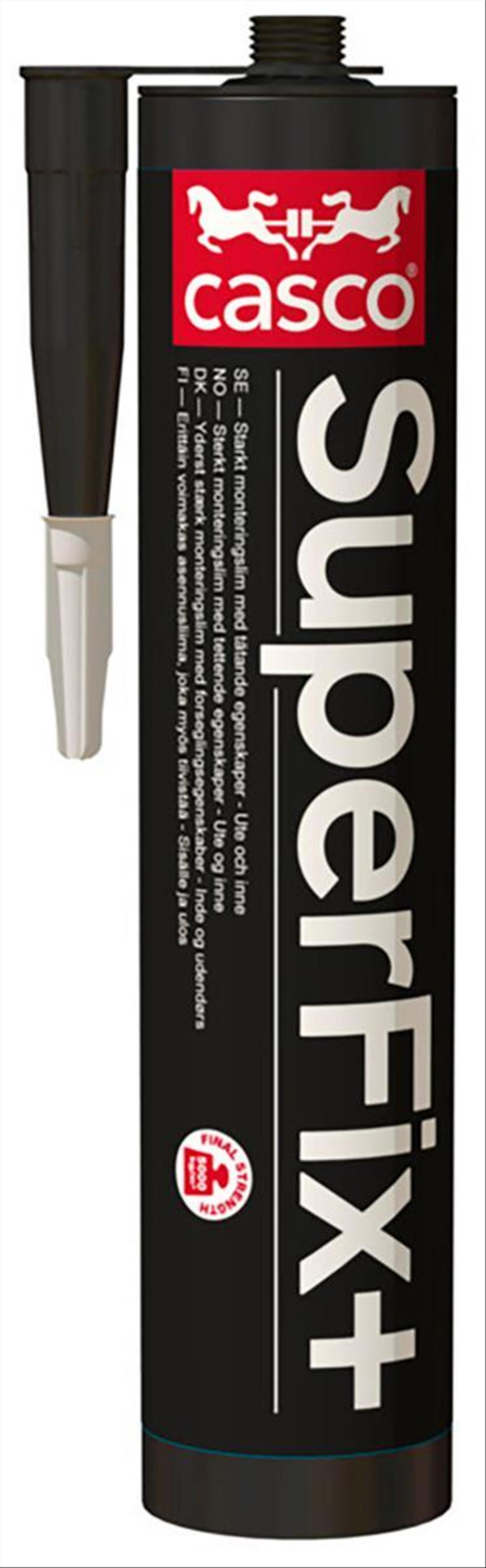 12 ST. MONTERINGSLIM CASCO SUPERFIX+, VIT 300ML 12ST