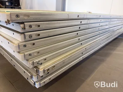 Glasgolv ca 22 m² – aluminiumprofiler