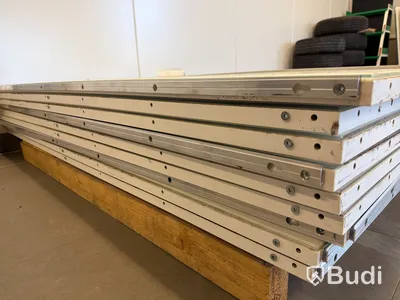 Glasgolv ca 22 m² – aluminiumprofiler