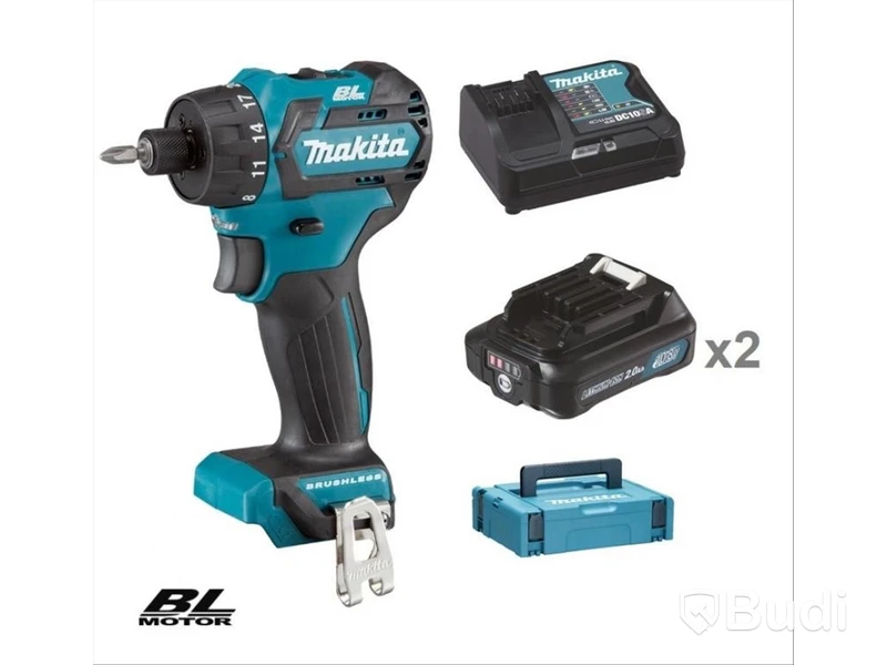 Borrskruvdragare Makita, DF032DSAJ inkl. 2 st. batterier, laddare och förvaringsväska