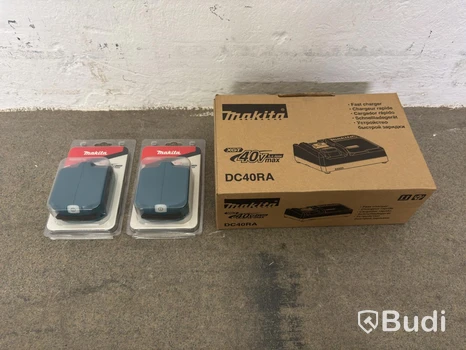 Batteriladdare och 2 st. USB batteri adapter Makita