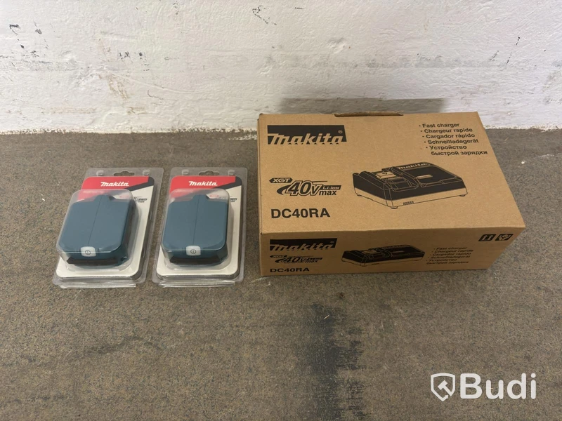Batteriladdare och 2 st. USB batteri adapter Makita