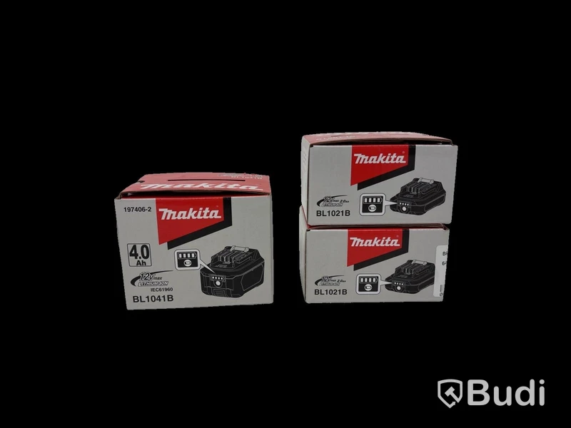 3 st. batterier Makita