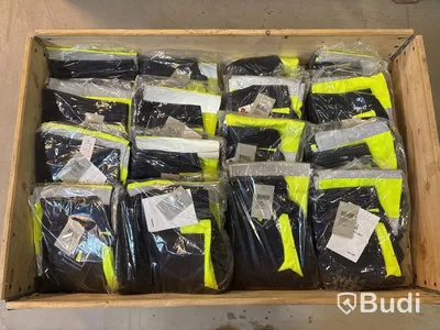 (NEW) LOT OF BJÖRNKLÄDER HI-VIS CLASS 1 WORK TROUSERS, P/C, NAVY/YELLOW, VARIOUS SIZES