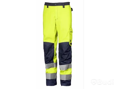 PARTI MED FLAMSKYDDSBYXOR BJÖRNKLÄDER, HIVIS BYXA KLASS 2 CO/P/AS GUL, OLIKA STORLEKAR