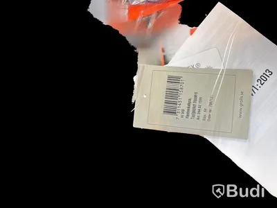 Parti med hantverkarbyxor Björnkläder, klass 1, svart/orange, olika storlekar