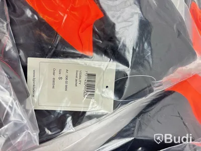 6 st. Sweatshirt Björnkläder, Teknik, svart/orange, olika storlekar