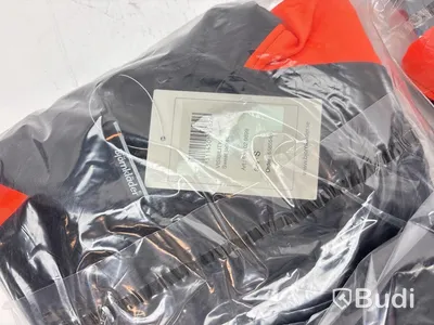 6 st. Sweatshirt Björnkläder, Teknik, svart/orange, olika storlekar