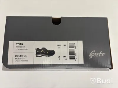 (NEW) Bysen S3 waterproof safety shoes with BOA, size 36 - total 28 pairs