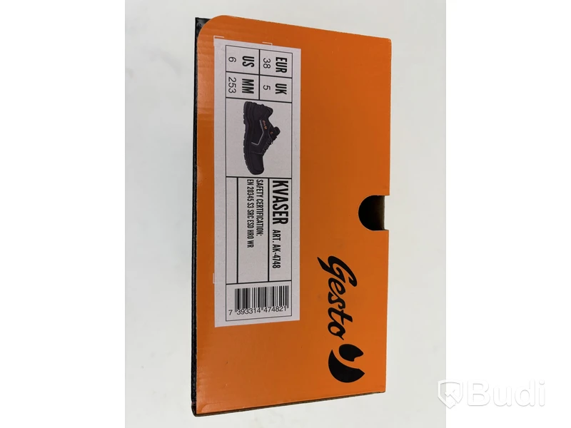 (NEW) Gesto Kvaser safety shoes with waterproof membrane, size 38 - total 21 pairs