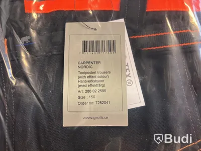 (NEW) Lot of Björnkläder Carpenter Nordic work trousers, various sizes