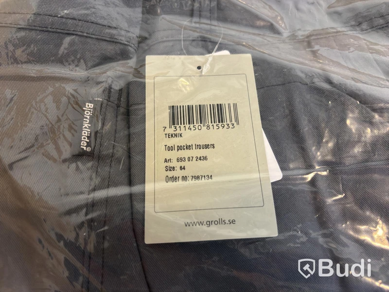 (NEW) Lot of Björnkläder Teknikbyxa tool pocket trousers, various sizes
