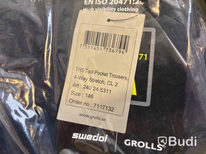 (NEW) Lot of Björnkläder Motion THS tool pocket work trousers, 4-way stretch, Class 2, various sizes