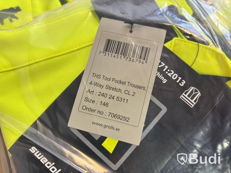 (NEW) Lot of Björnkläder Motion THS tool pocket work trousers, 4-way stretch, Class 2, various sizes