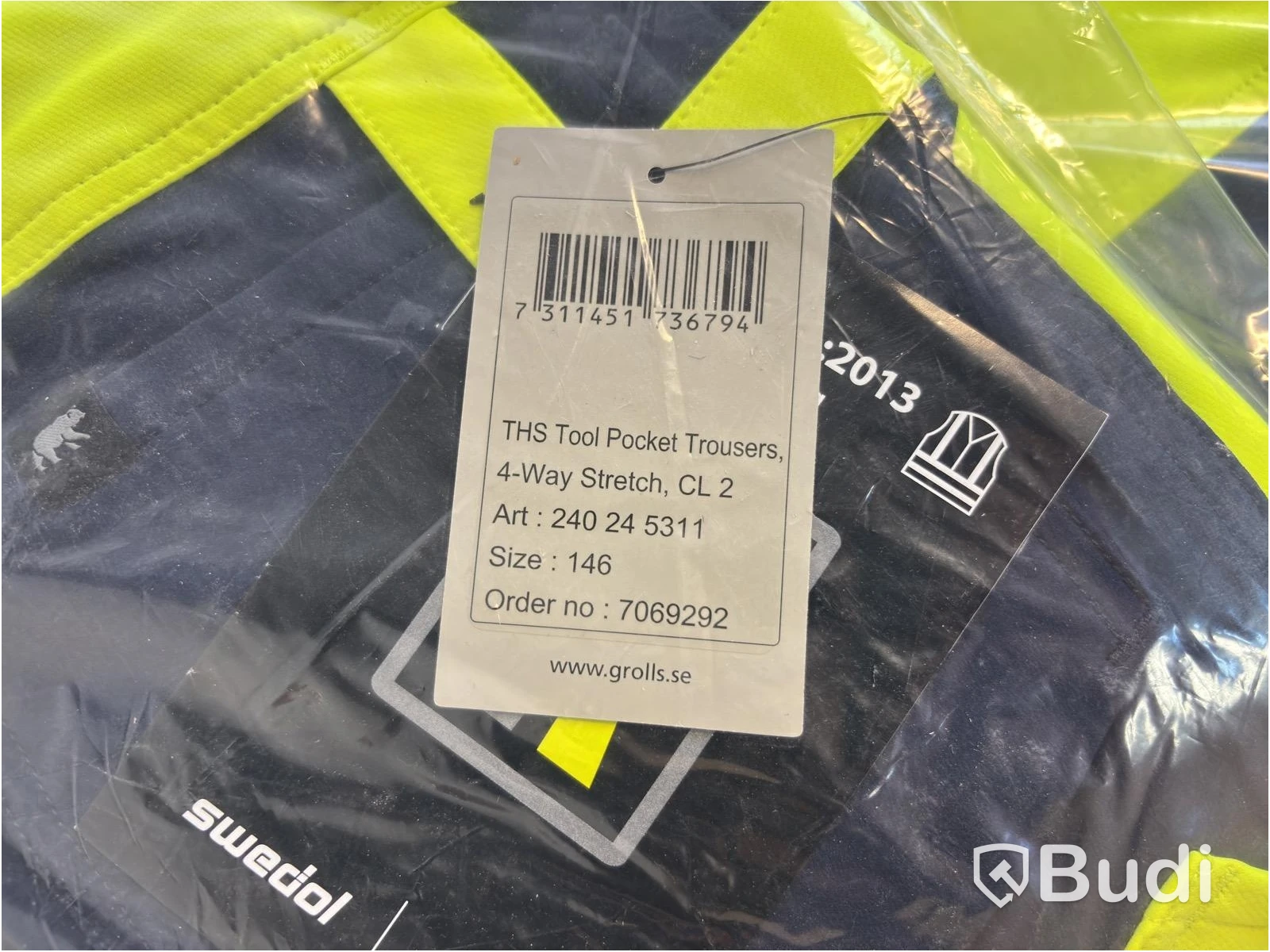 (NEW) Lot of Björnkläder Motion THS tool pocket work trousers, 4-way stretch, Class 2, various sizes