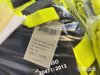 Parti med Arbetsbyxa Björnkläder, Motion, THS tool pocket trousers, 4-way stretch, CL2, olika storlekar