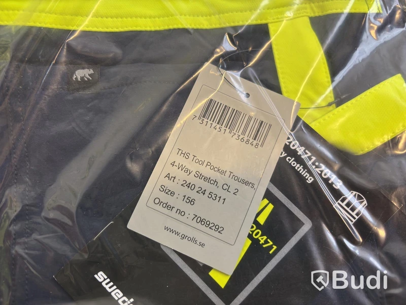 (NEW) Lot of Björnkläder Motion THS tool pocket work trousers, 4-way stretch, Class 2, various sizes