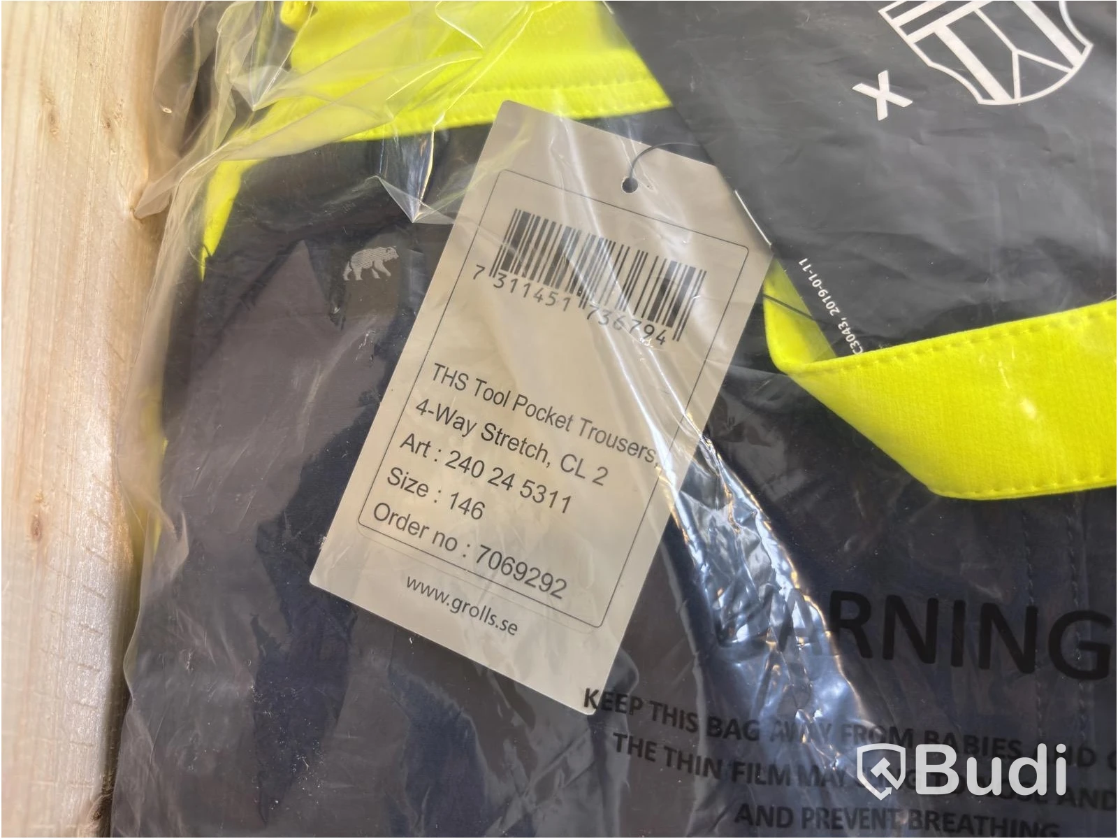 (NEW) Lot of Björnkläder Motion THS tool pocket work trousers, 4-way stretch, Class 2, various sizes