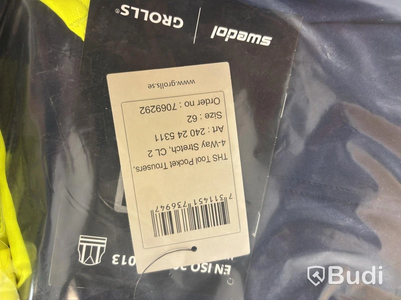 (NEW) Lot of Björnkläder Motion THS tool pocket work trousers, 4-way stretch, Class 2, various sizes