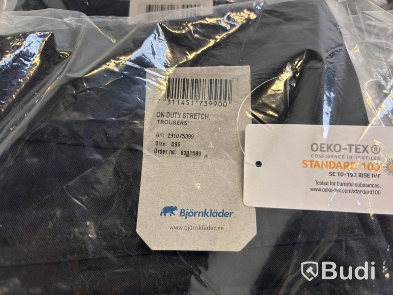 Parti med ONDUTY byxor Björnkläder, olika storlekar i 3 olika modeller