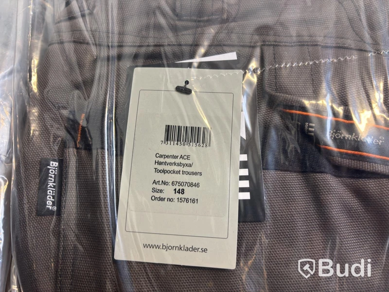 (NEW) Lot of work trousers and sweatshirts, Björnkläder/Carpenter Ace, various sizes and types