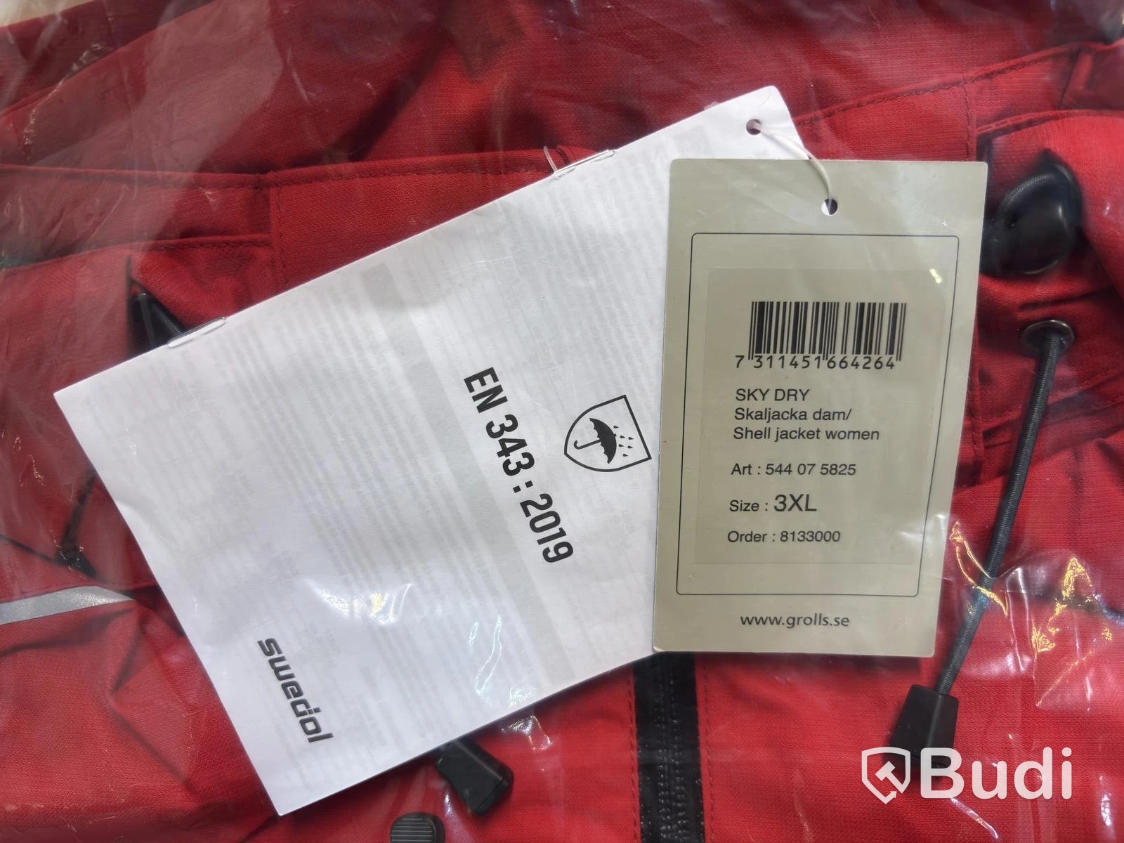 (NEW) 6 pcs. Women's Shell Jackets, Björnkläder Sky Dry, size 3XL
