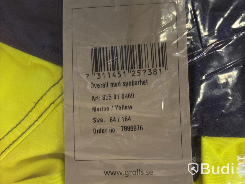 Parti med arbetsbyxor, overall och sweatshirts Björnkläder