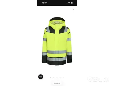 Regnbyxa med hängslen Univern, Stord HiVis inkl. Regnjacka Univern, Stord HiVis