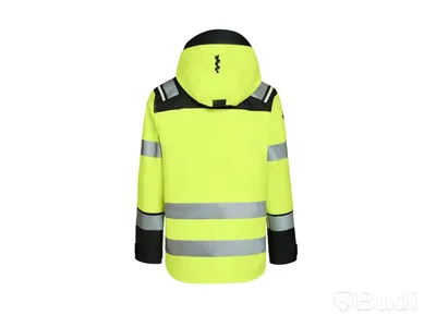 Regnbyxa med hängslen Univern, Stord HiVis inkl. Regnjacka Univern, Stord HiVis