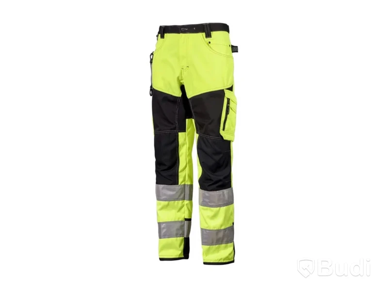 Varsel byxa Björnkläder, P/B gul/sv-100