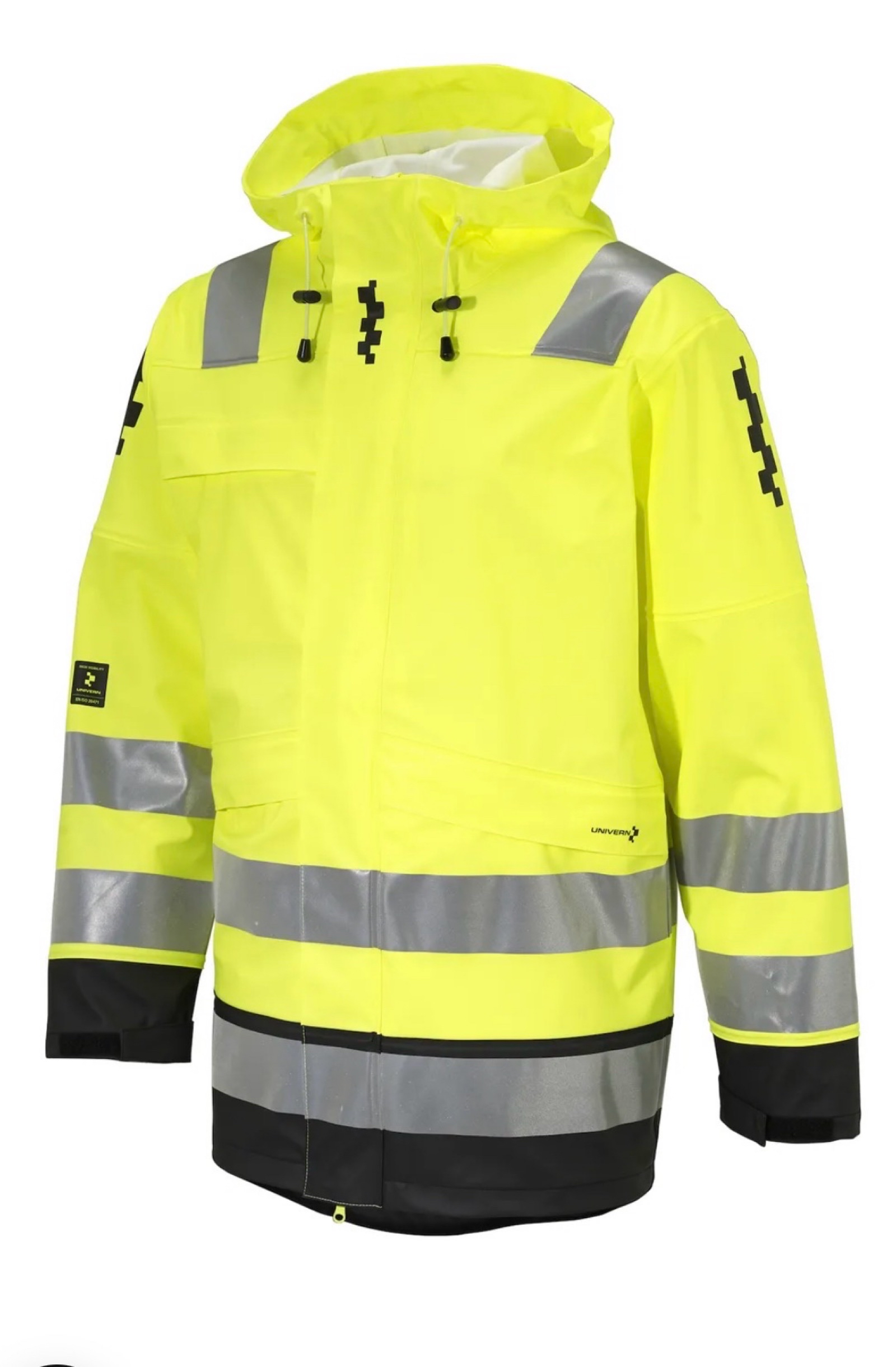 Regnjacka Univern, Hivis gul kl 3