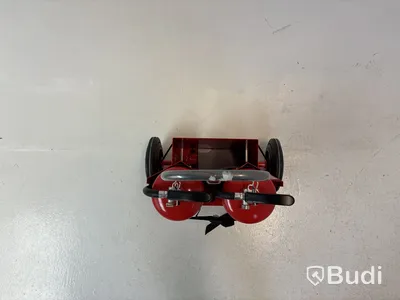 2 st. Brandsläckare på vagn inkl. Brandfilt och brandhandskar