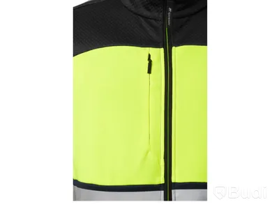 Ziptröja Björnkläder, sweatshirt neo fullzip varsel klass 1 svart/gul.