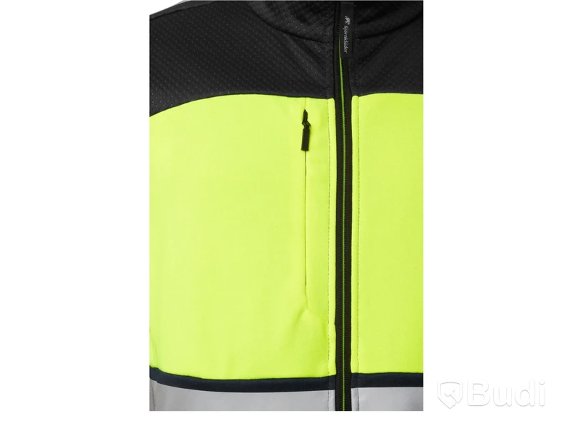 Ziptröja Björnkläder, sweatshirt neo fullzip varsel klass 1 svart/gul.