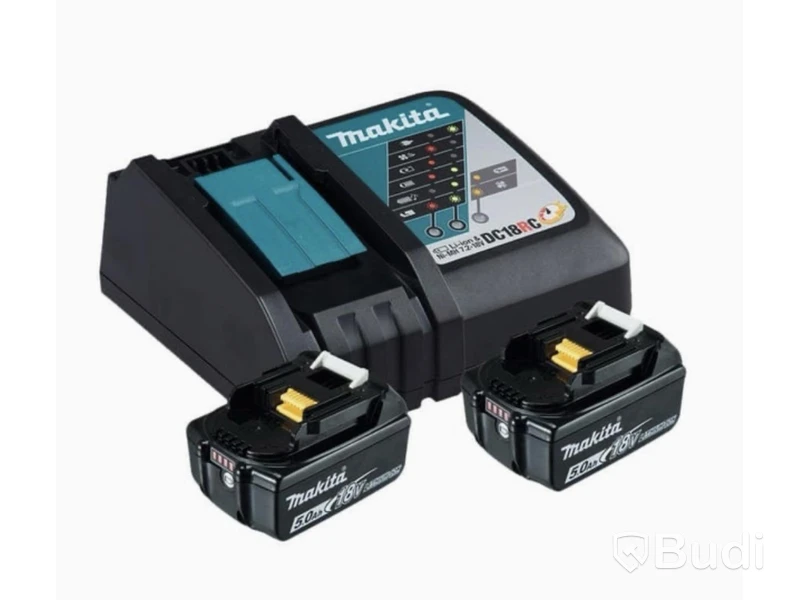 (NEW) Makita Rapid Charger, DC18RC incl. 2 BL1850B batteries