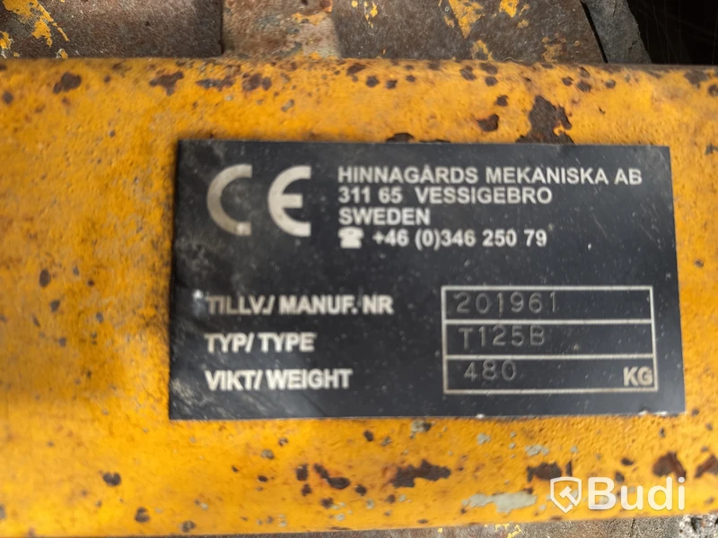 Räckesklipp Hinnagårds mekaniska T125b