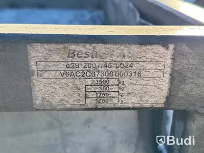 Maskintrailer Tiki TP385-DLB | 3500 kg | 2014