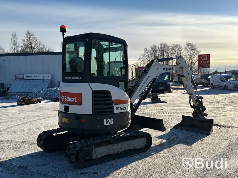 Bandgrävare Bobcat E 26 | 4383h | tiltrotator + redskap | 2016