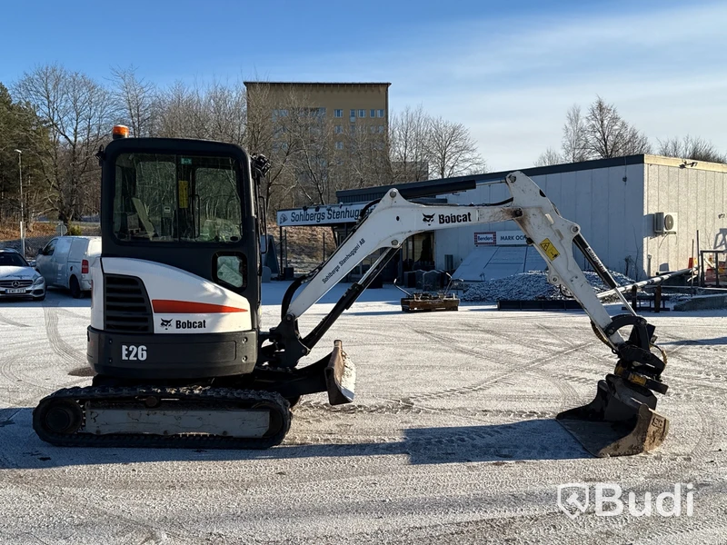 Bandgrävare Bobcat E 26 | 4383h | tiltrotator + redskap | 2016