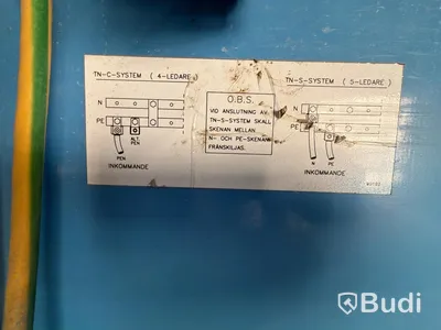 El-skåp El-Björn, TN-S-system, 4-ledare, blå