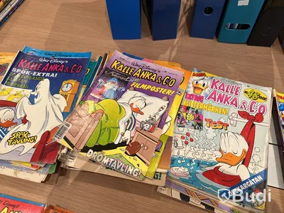 Serietidningar Kalle Anka & Co, Bamse, Knasen m.fl.