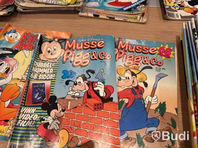 Serietidningar Kalle Anka & Co, Bamse, Knasen m.fl.